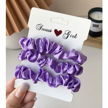 scrunchie sPurple | Combideal | 3 stuks afbeelding