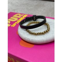 AK 0378 -  Armband - Leer - 16 -20 cm - Verstelbaar