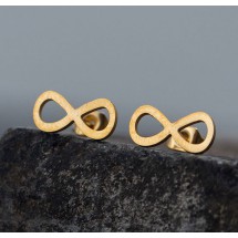 AH 0077 - Oorbellen - Stainless Steel - Infinity