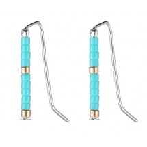 AA 0248 - Oorhangers - Gold Plated - Beads - 1,5cm