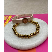 AK 0324  - Slider met Cabuchon - 12 mm - Zonder Armband