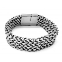 AC 0191 Stainless steel heren armband-23cm