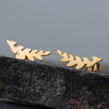 AA 0005 - Oorbellen - Stainless Steel - Veer
