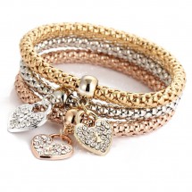 AK 0180 - Armband - Tricolor - Hart