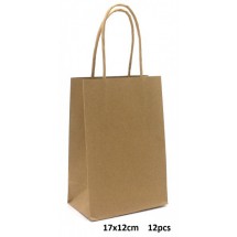 AC 0297 - Papieren giftbag- 17x12cm - 12 stuks