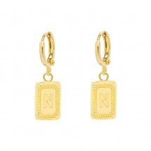 ACC 0020 Earrings Gold Plated-N