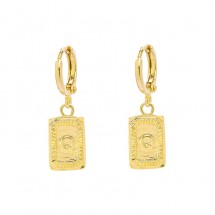 ACC 0026 Earrings Gold Plated-Q