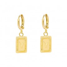 ACC 0034 Earrings Gold Plated-V