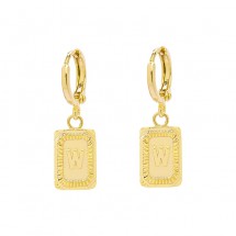 ACC 0036 Earrings Gold Plated-W