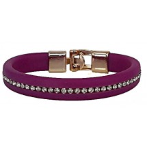 AH 0124 Siliconen armband - Crystal