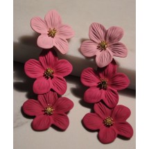 AA 0002 - Oorbellen Floral Trio