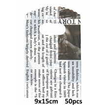 AD 0068 Plastic tasjes 50st.9x15cm