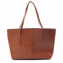 AC 0154 PU Lederen shopper Croco