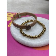 AK 0395 - Slider met Cabuchon - 12 mm - Zonder Armband