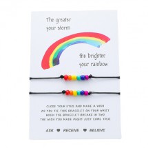 AB 0179 Rainbow Bracelets