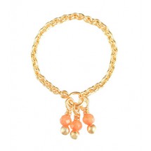 AK 0292 - Ring - Copper - Rhinestones - MT 16