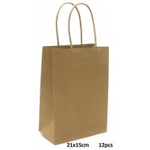 AG 0015 - Papieren giftbag- 21x15cm - 12 stuks