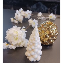 Kerstboomkaars - Cremé - 11,5 x 6,3 cm - Klein