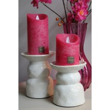 Led kaars Realisctisch Fuchsia S