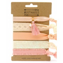 AF 0014 Hair Tie  5 stuks op kaart