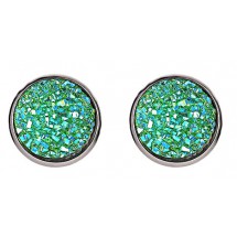 AA 0179 - Oorbellen - Rond - 1,4 cm - Glitter