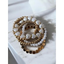 Armbanden - Golden Pearl Harmony