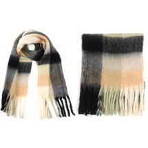 AA 0033 - Soft Scarf - Tassels- 190*43 cm   