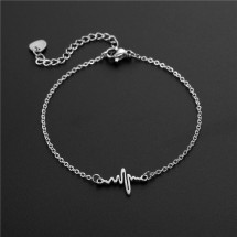 AB 0256 - Stainless steel - bracelet - Hartslag