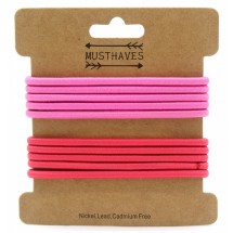 AD 0082 - Kaart met 8 haarelastiekjes