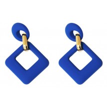 AD 0123 - Oorbellen - Acryl - 4x6,5cm