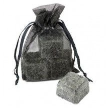 AC 0002 - Amberblokje - Black Musk - Set van 3 - Organza zakje
