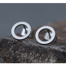 AA 0009 Stainless steel/Circles
