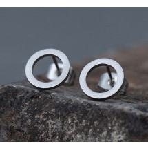 AA 0009 - Oorbellen - Stainless Steel - Rond
