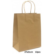 AK 0092 - Papieren giftbag - 27x21cm - 12 stuks