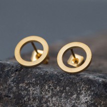 AA 0116 - Oorbellen - Stainless Steel - Rond