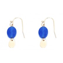 AF 0097 Gold plated earrings 3cm