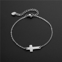 AK 0311 - Stainless steel - bracelet - Kruis