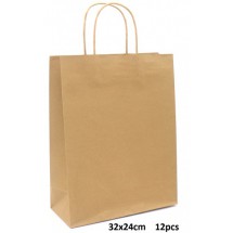 AK 0367 - Papieren giftbag - 32x24cm - 12 stuks