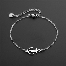 AB 0064 -  Stainless steel - bracelet - 17-21 cm - Anker