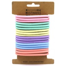 AD 0130 - Kaart met 18 haarelastiekjes