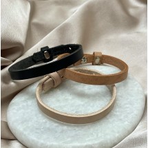 AK 0389 - Armband - Leer - 16 -20 cm - Verstelbaar