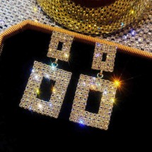 AA 0010 - Oorbellen- Shining Crystals - S 925 Silver needle