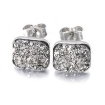 AA 0161 - Oorbellen - Stainless Steel - Glamour - 1cm