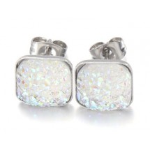AA 0190 - Oorbellen - Stainless Steel - Glamour - 1cm