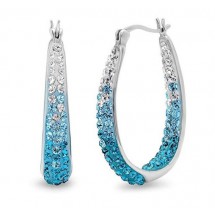 AA 0255 - Oorbellen - Zirkonia - 3x2,3cm