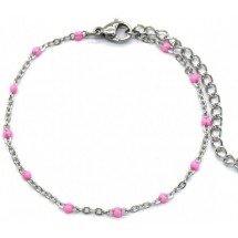 AA 0164 - Armband - Stainless Steel - Dots.