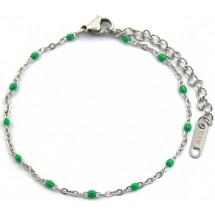 AA 0168 - Armband - Stainless Steel - Dots.