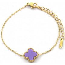 AA 0189 - Armband - Stainless Steel - Klaver