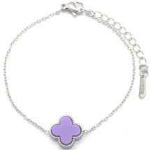 AA 0201 - Armband - Stainless Steel - Klaver