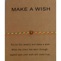 AB 0159 - Make a Wish - Stainless Steel bead